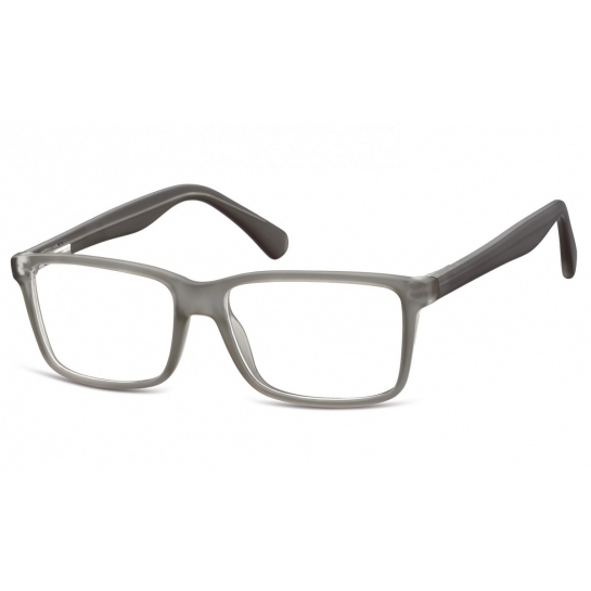 Okulary oprawki korekcyjne Nerdy zerówki Flex Sunoptic CP162A szare